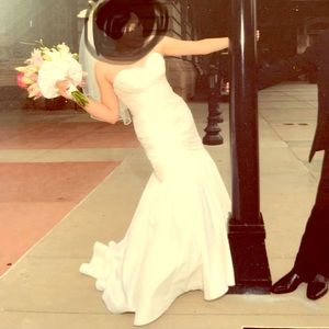 Designer brand wedding bridal dress size 8